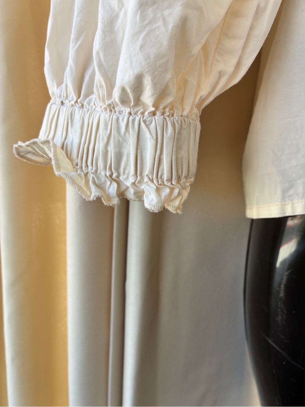 Apiece Apart Casa Organic Cotton Cream Top Sz S - Picture 2 of 9
